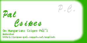 pal csipes business card